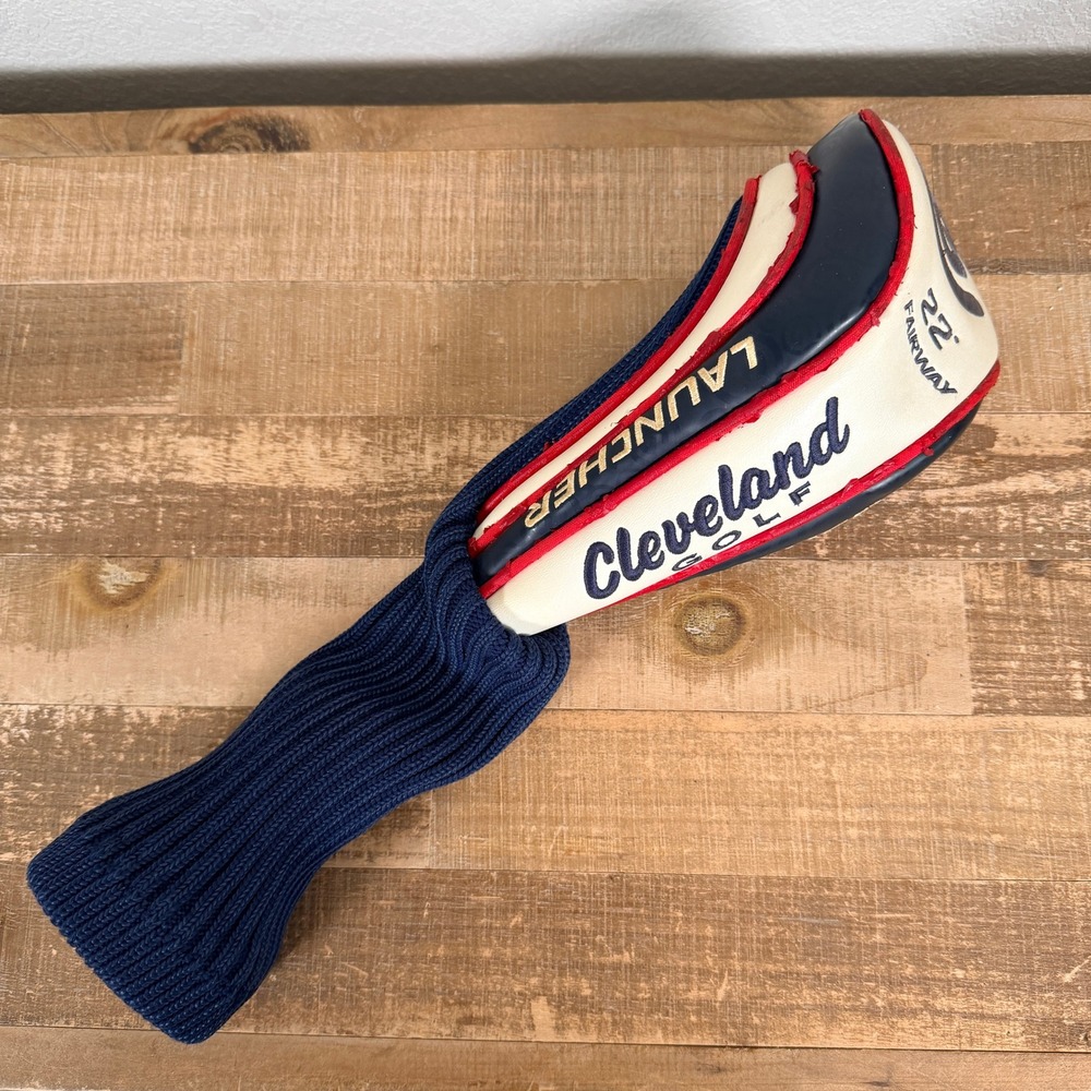 Cleveland Golf Launcher 22 Fairway‎ Wood Cover Headcover Navy Blue